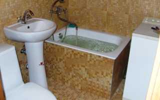 Сидячие ванны для маленьких ванных комнат