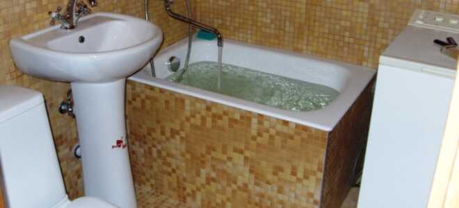 Сидячие ванны для маленьких ванных комнат