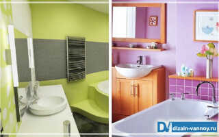 Покраска стен в ванной. Этапы работ и выбор материалов для окраски поверхностей