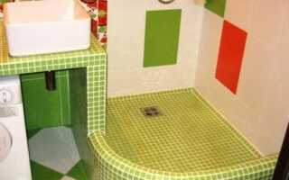 Душевая кабина из плитки: советы по обустройству + разбор технологии монтажа