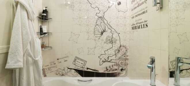 Панно из плитки в ванную