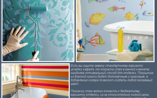 Покраска стен в ванной своими руками