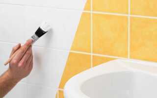 Краска для плитки в ванной. Последовательность работ и тонкости косметического ремонта