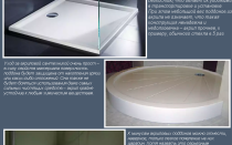 Акриловые поддоны для душа
