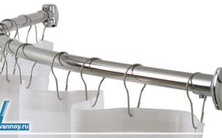 Угловой или полукруглый карниз для ванной? Обзор типовых решений