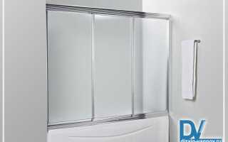 Раздвижные ширмы для ванной: виды и установка