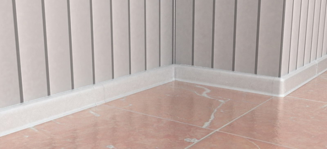 Плинтус для ванной комнаты