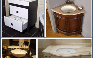 Умывальники с тумбой в ванную комнату