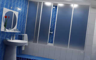 Раздвижные шторки для ванной комнаты – нюансы выбора и установки