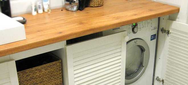 Столешница в ванную из дерева