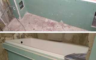 Зашиваем ванную комнату гипсокартоном — порядок действий