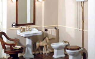 Раковина-тюльпан в ванную комнату