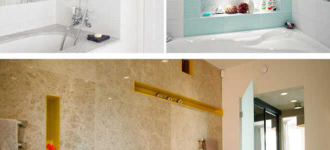 Как практично оформить нишу в ванной комнате — ТОП лучших идей с фото