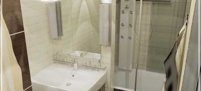 Ванная комната в панельном доме. Обзор облицовочных материалов и рекомендации по перепланировке