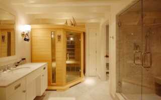 Сауна в ванной комнате в квартире своими руками: мастерим парилку в ванной комнате