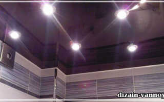 Делаем натяжные потолки в ванной. Виды потолочных покрытий и обзор достоинств и недостатков