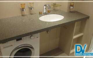 Выбираем столешницу под раковину в ванную комнату