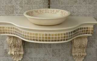 Накладная раковина на столешницу в ванную комнату: монтажные инструкции