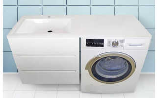 Нюансы установки раковины над стиральной машиной, плюсы и минусы такого решения, выбор