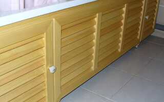 Экран в ванную комнату своими руками