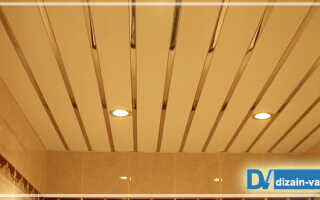 Подвесной потолок в ванной. Обзор вариантов потолочных конструкций и их достоинства и недостатки