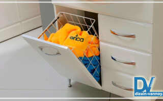 Ящики для белья в ванную