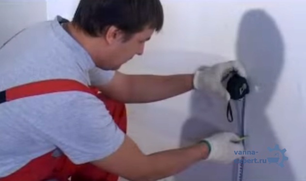 Отметка местоположения терморегулятора