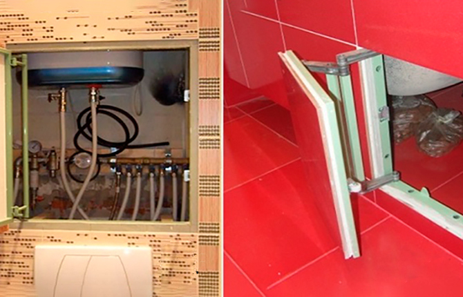 Ниши в ванной