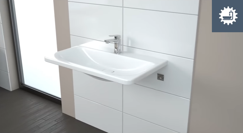 Установите раковину