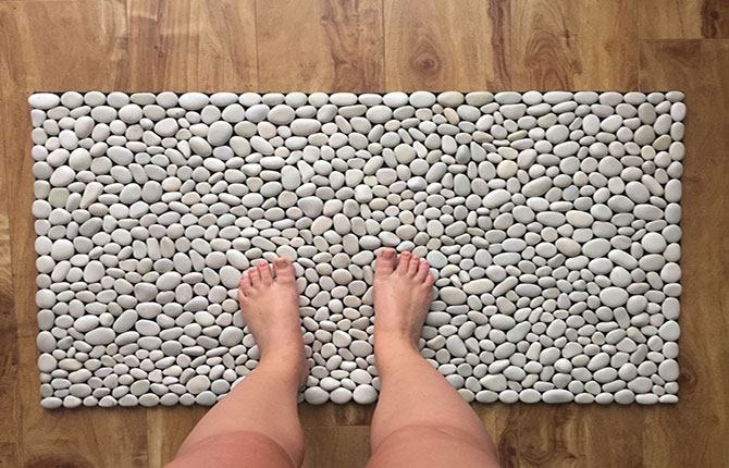 Коврик в ванную своими руками