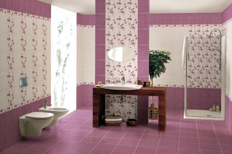 необычная плитка для ванной