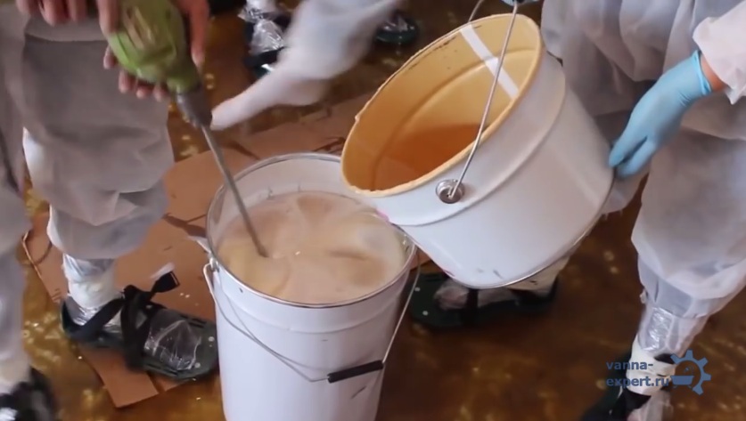 Смешивание компонентов