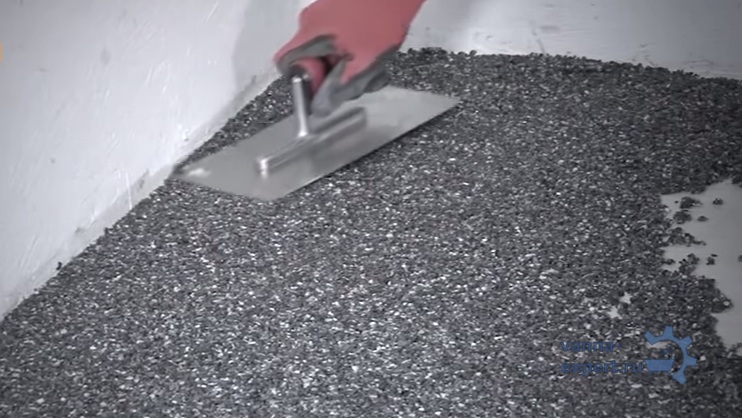 Разглаживание смеси