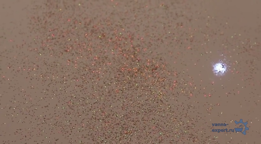 Наливной пол с блестками