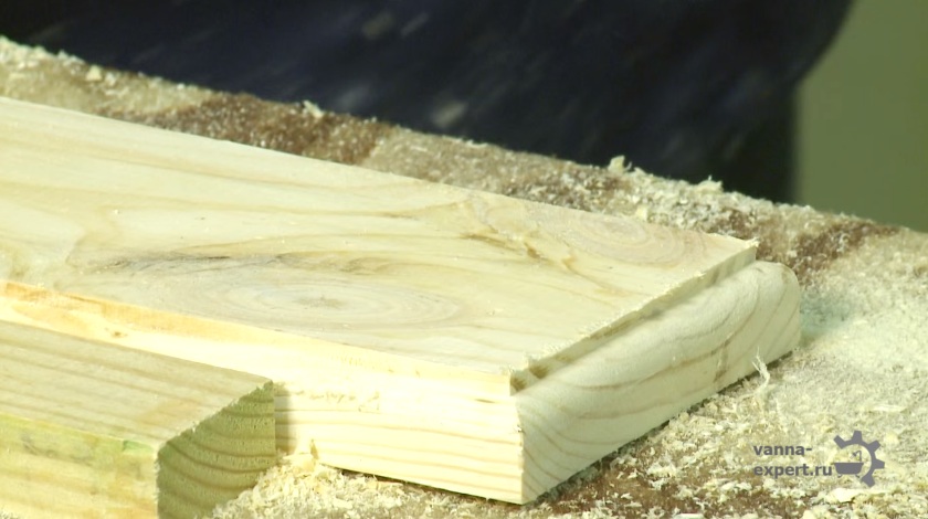 Доска после обработки