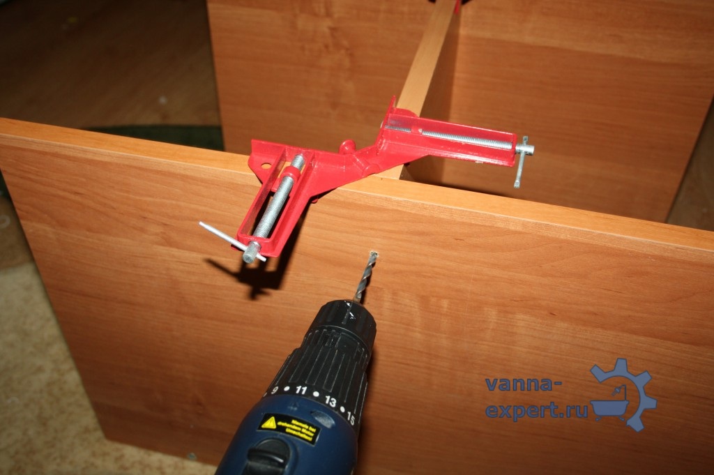 Установка полочки