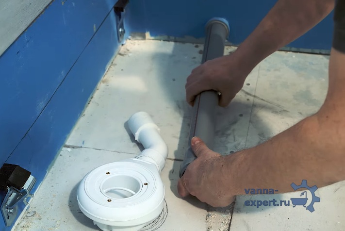 Замер длины трубы