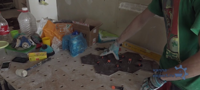 Сегмент из плитки