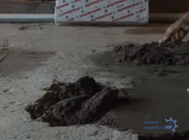 Заделайте углубления