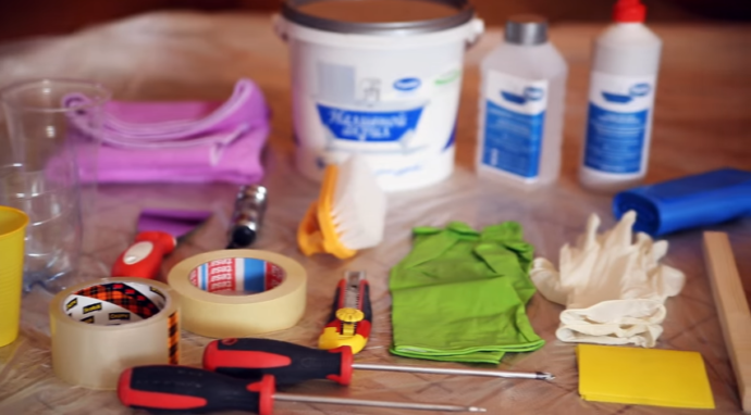 Подготовьте рабочий инструмент