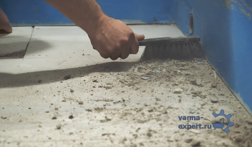 Уборка пола