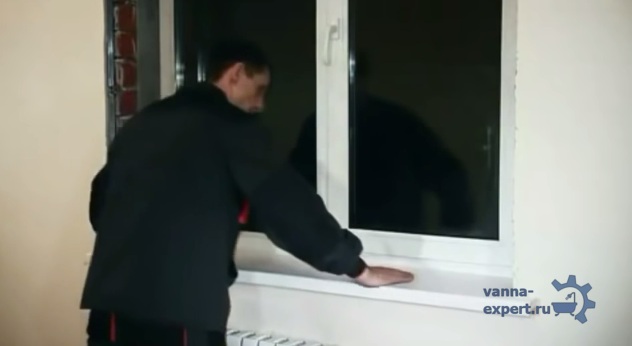 Установка подоконника