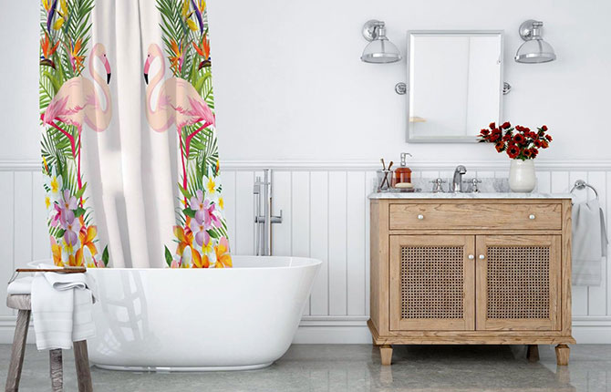 Как постирать шторку для ванной