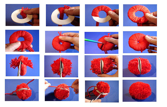 Половик из разноцветных пакетов МК