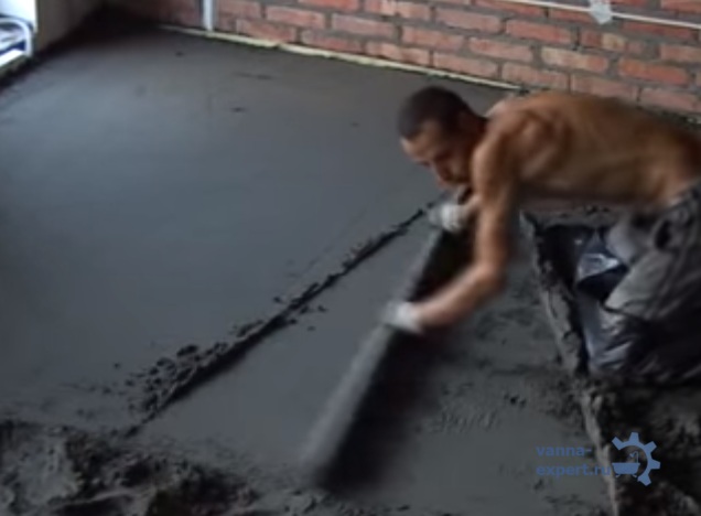 Выравнивание стяжки