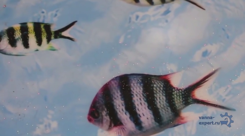 Декоративный наливной пол с рисунком