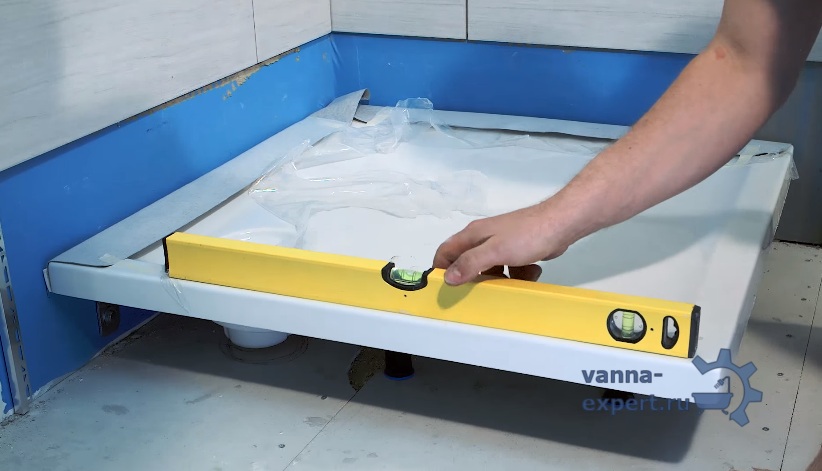 Установка поддона