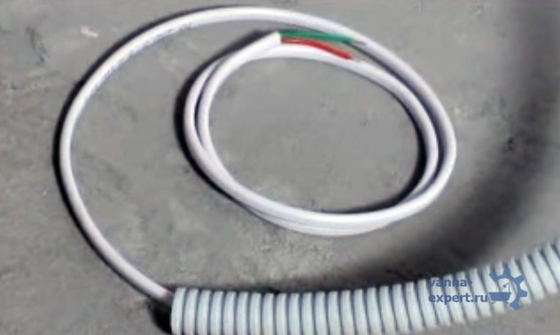 Второй конец проводов датчика