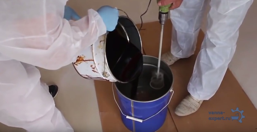 Замешивание праймера