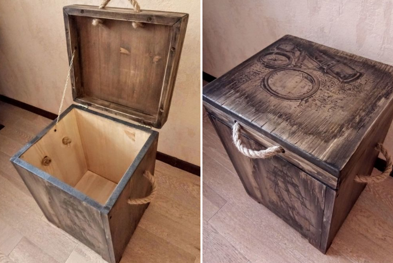 Тумба (короб) в стиле лофт